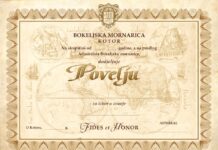 Povelja za izbor u zvanje oficira Bokeljske mornarice