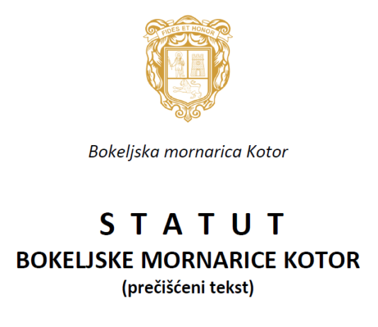 Statut Bokeljske mornarice Kotor